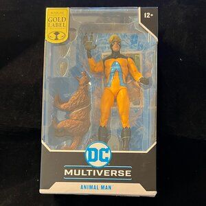 DC Multiverse Animal Man (The Human Zoo) Gold Label 7in Action Figure NIB